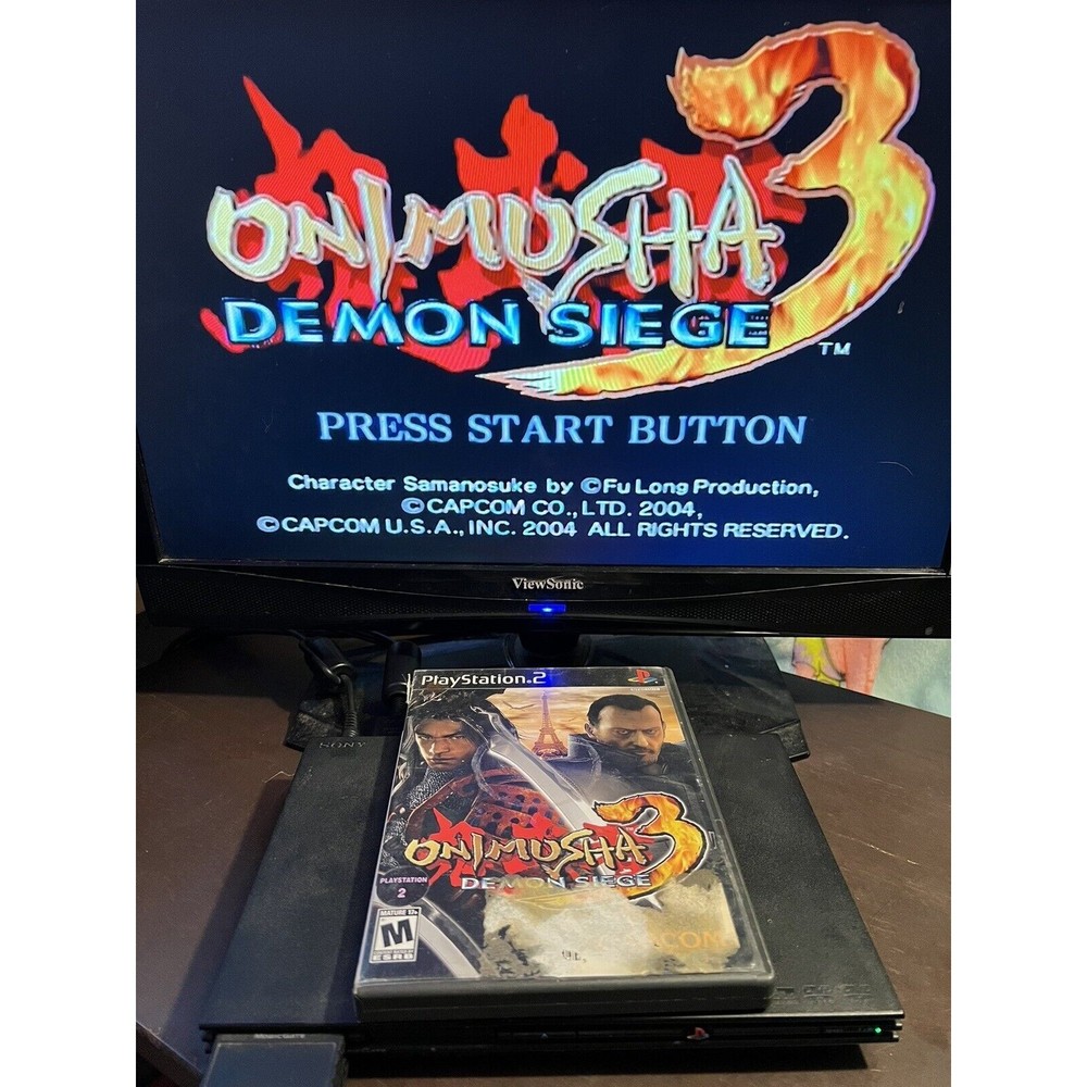 Onimusha 3: Demon Siege PS2 (Sony PlayStation 2, 2004)  [Tested]